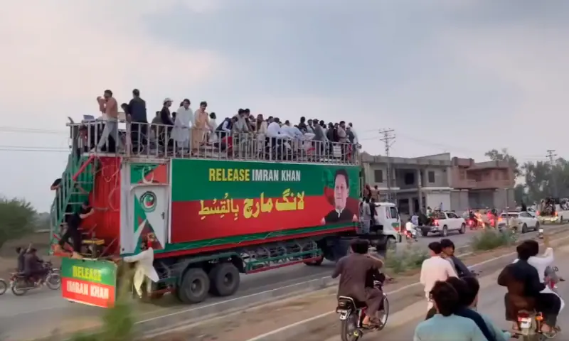 لانگ مارچ کے روٹ میں تبدیلی، پہلے خیبر پھر پشاور جانے کا اعلان