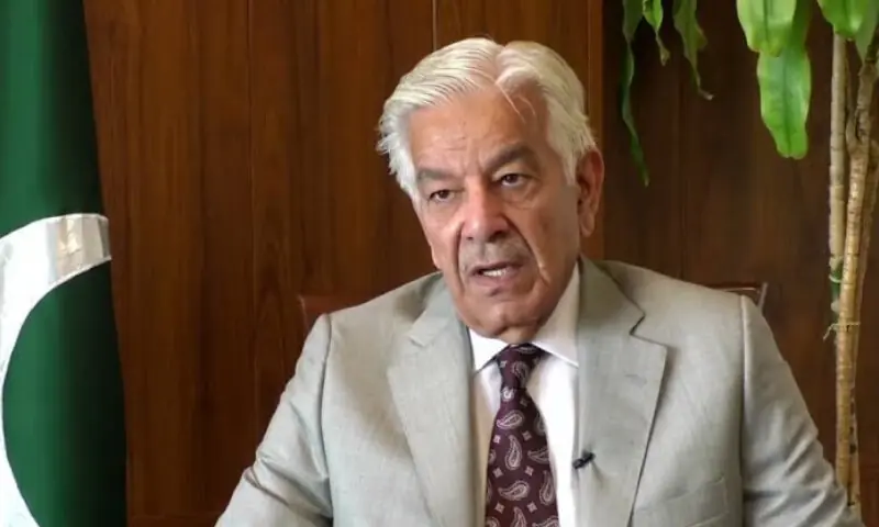 اسلام آباد پر حملہ ہوا تو دفاع کریں گے، گورنر راج آخری آپشن ہے: خواجہ آصف 1 اسلام آباد پر حملہ ہوا تو دفاع کریں گے، گورنر راج آخری آپشن ہے: خواجہ آصف