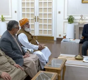 ملکی سیاست میں ہلچل! مولانا فضل الرحمان کی وزیراعظم سے اہم ملاقات، ایمرجنسی پر کیا بات ہوئی؟ 2 ملکی سیاست میں ہلچل! مولانا فضل الرحمان کی وزیراعظم سے اہم ملاقات، ایمرجنسی پر کیا بات ہوئی؟