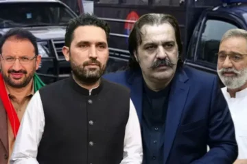 خیبرپختونخوا: پی ٹی آئی کے 8 رہنما پولیس کی حفاظتی تحویل میں